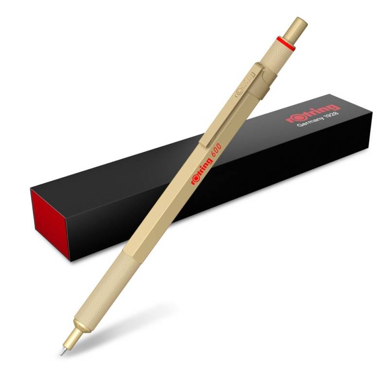 Rotring Kugelschreiber 600 M Metallic Gold von Rotring