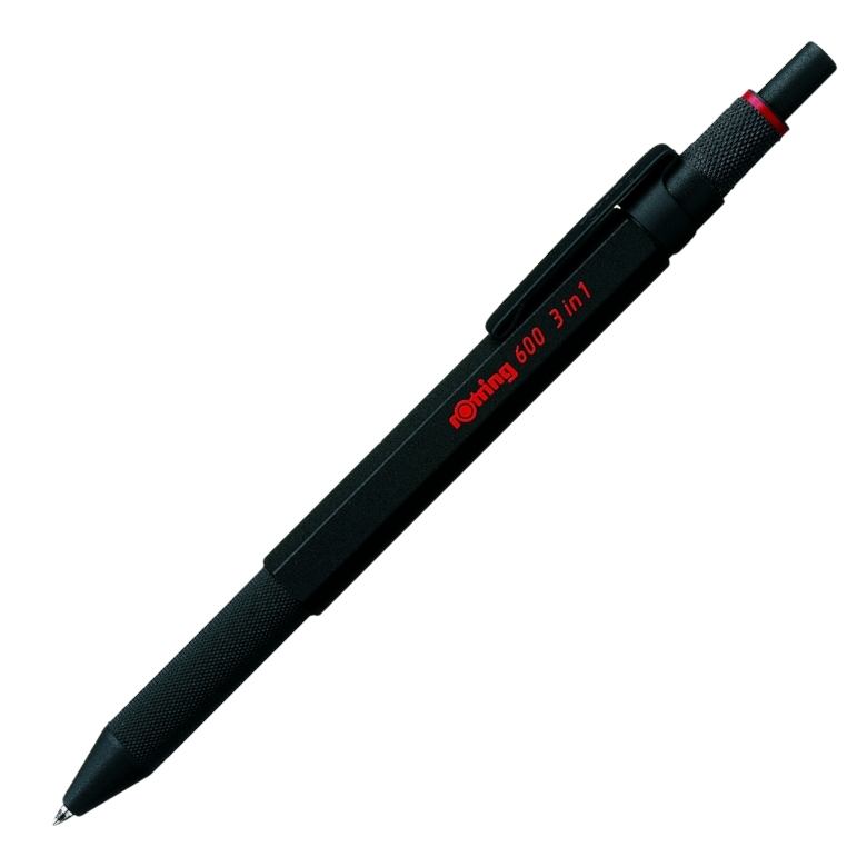 Rotring Mehrsystemschreiber 600 3in1 Schwarz von Rotring