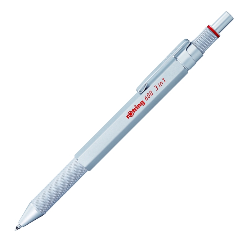 Rotring Mehrsystemschreiber 600 3in1 Silber von Rotring