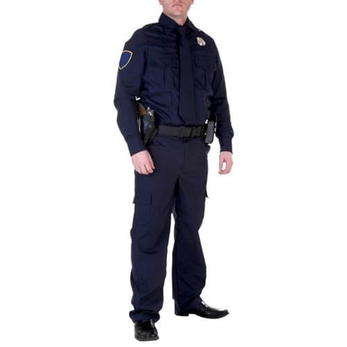 Faschingskostüme Männer, Polizei Kostüm Herren, 4 Teiliges Rollenspiel Set Uniform Cosplay für Herren Fbi Swat-Kostüm Mottoparty Karneval Halloween Faschingskostüme von Rouingdd