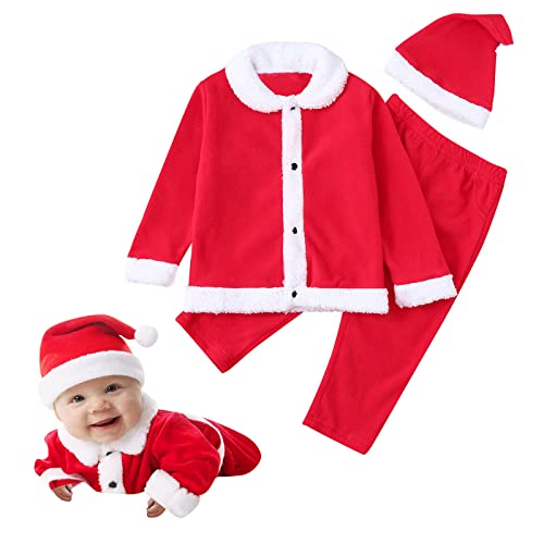 Rouingdd Weihnachtself Kostüm Kinder, Weihnachtskleid Kinder Christmas Cosplay Party Nikolaus Kostüm Santa Claus Kostüm Schneemann Weihnachts Weihnachtsanzug Elf Weihnachtskleid Weihnachtself von Rouingdd