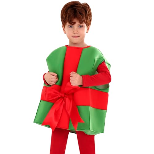 Rouingdd Weihnachtself Kostüm Kinder - Weihnachtskostüm Kinder Christmas Weihnachtsmann Rentier Santa Claus Kostüm Weihnachtskleid Weihnachts Elf Weihnachtsanzug Cosplay Nikolaus Kostüm von Rouingdd