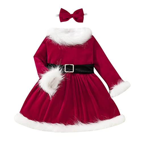 Rouingdd Weihnachtskleid Kinder, Weihnachtself Kostüm Kinder Weihnachtsmann Cosplay Party Kostüm Weihnachtskleid Schneemann Elf Weihnachtself Christmas Nikolaus Kostüm Santa Claus Kostüm von Rouingdd