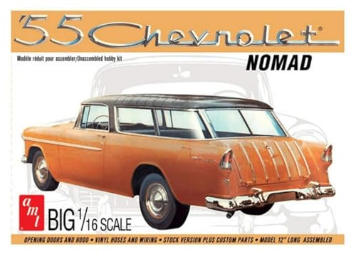 Round2 AMT1005/06 - Fahrzeug - 1/16 1955er Chevy Nomad Wagon von Platz