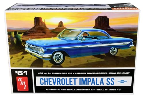 Round2 AMT1013/12 Fahrzeug-1/25 1961er Chevy Impala SS von Platz