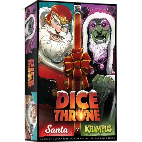 Dice Throne Santa vs Krampus von Dice Throne Inc, Strategie-Brettspiel von Roxley