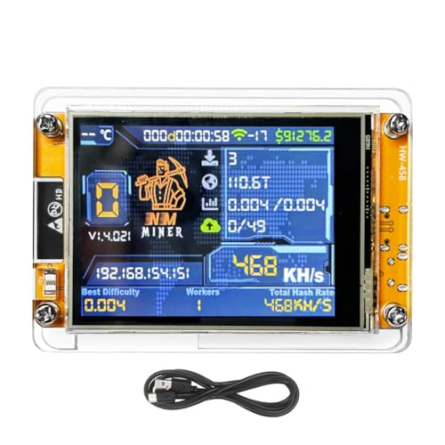 Roxvue NMMiner NerdMiner V2 468KH/S Hashrate BTC Solo Lottery Miner ESP32 2.8 Smart Display Bitcoin Crypto Lottery Miner Roxvue NMMiner NerdMiner V2 468KH/S Hashrate BTC Solo Lottery Miner ESP32 2.8 Smart Display Bitcoin Crypto Lottery Miner von Roxvue