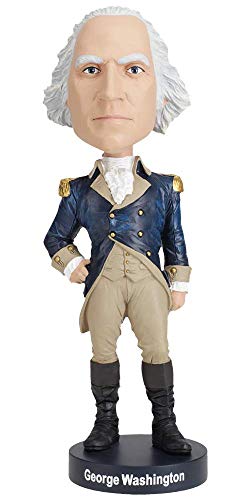 Royal Bobbles RB1003 - George Washington Bobble Head Cold Resin Wackelkopf Figur, 20 cm von Royal Bobbles