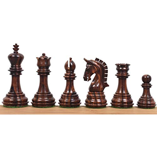 3,8 "Imperial Staunton Schachfiguren nur eingestellt - gewichtetes Rosenholz von Royal Chess Mall