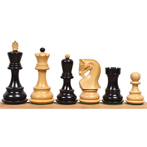 RoyalChessMall -3.9 "Russian Zagreb 59 'Series Nur Schachfiguren Set - Weighted Ebonised Wood von Royal Chess Mall