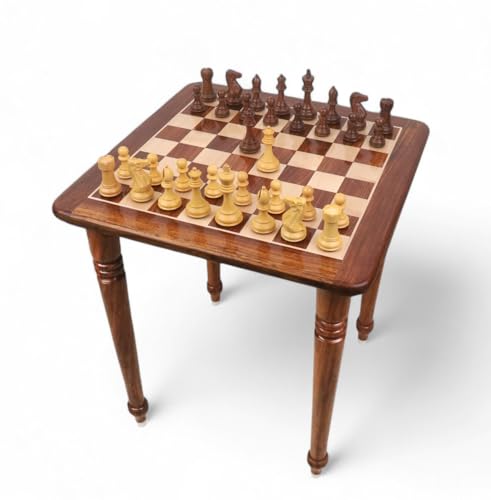 RoyalChessMall – Kombi-Set aus 22-Zoll-Turnier-Schachbrett aus goldenem Palisanderholz – Höhe 25 Zoll mit 4,1 Zoll großen, gewichteten Schachfiguren aus goldenem Palisanderholz im Pro-Staunton-Design RoyalChessMall – Kombi-Set aus 22-Zoll-Turnier-Schachbrett aus goldenem Palisanderholz – Höhe 25 Zoll mit 4,1 Zoll großen, gewichteten Schachfiguren aus goldenem Palisanderholz im Pro-Staunton-Design von Royal Chess Mall