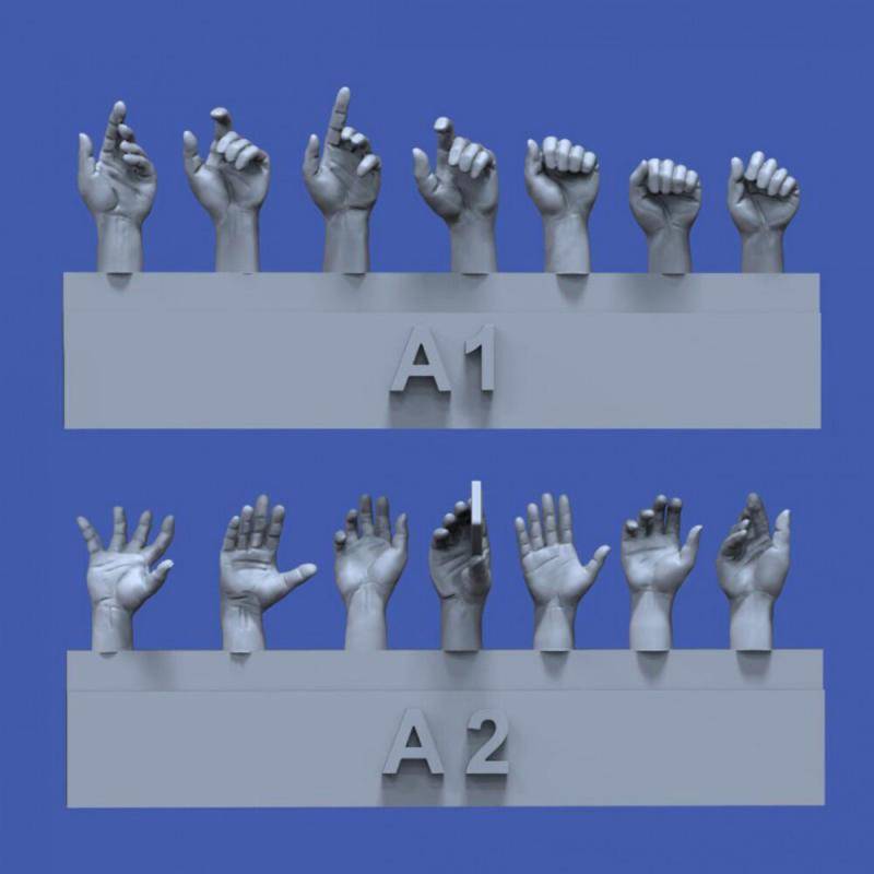 Assorted hands set No.1 von Royal Model