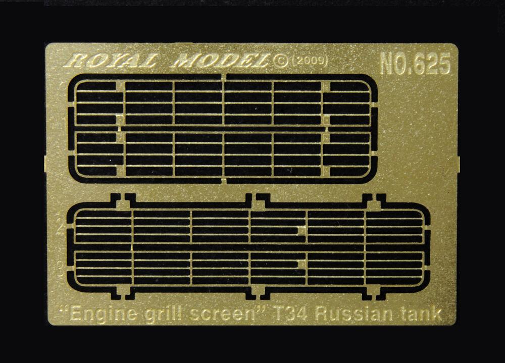 Engine grill screen T34 von Royal Model