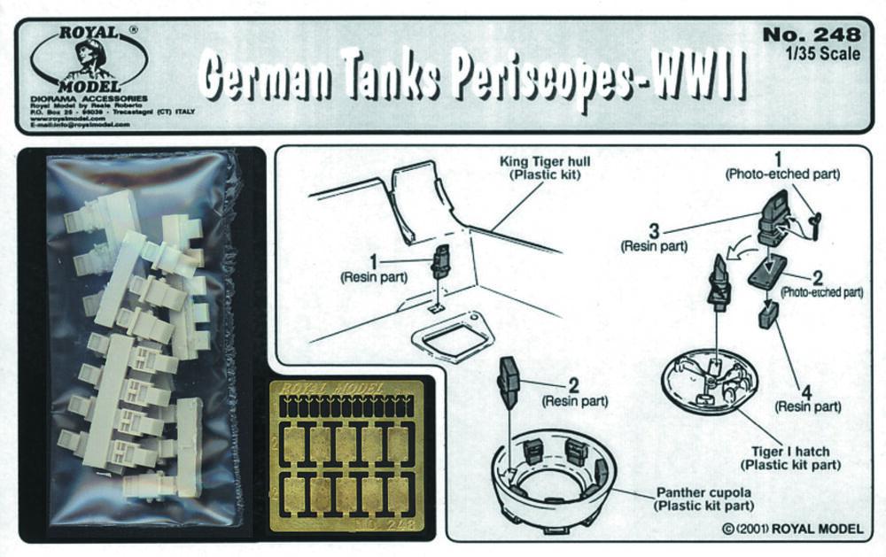 German tank periscopes von Royal Model