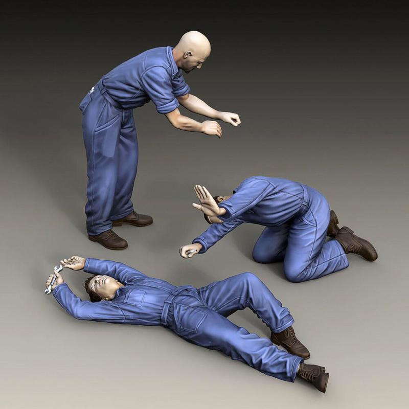 Mechanics - 3 figures von Royal Model