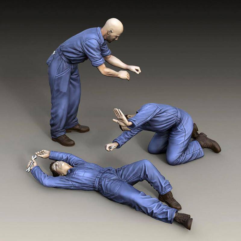 Mechanics - 3 figures von Royal Model