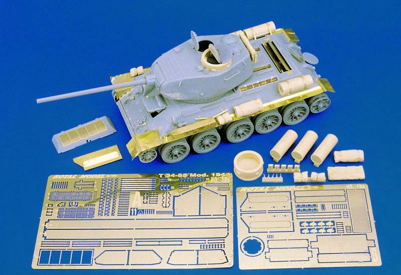 T 34 - 85 Mod. 1944-Part 1 von Royal Model