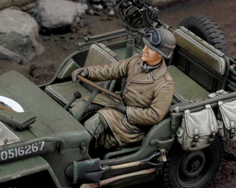 U.S. Jeep driver-WWII von Royal Model