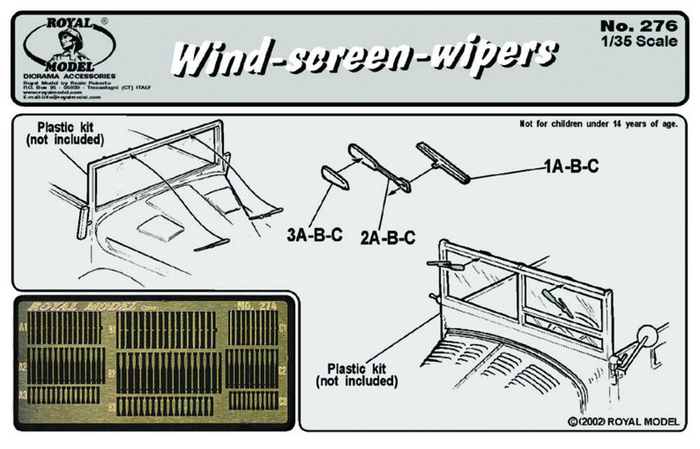 Wind screen wipers von Royal Model