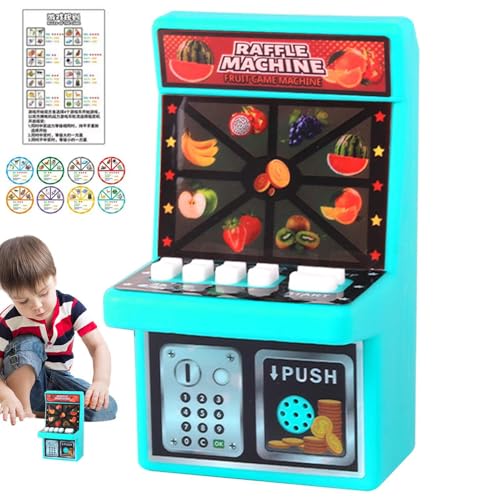 Kleines Arcade-Spiel – Klassische tragbare Arcade-Maschine für Kinder, Retro-Arcade-Maschine, batteriebetriebene Tombola-Maschine für Zuhause, Café, Hotel, lustige Retro-Konsole für Kinder von Rproonay