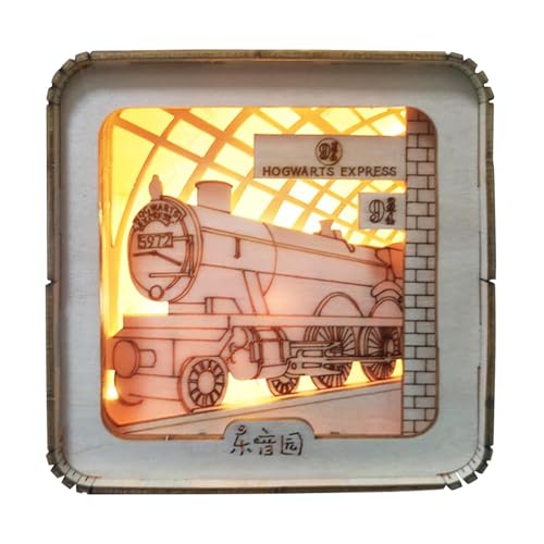 9.4x5x9.4cm Wooden 3D Jigsaw Puzzle, Puzzle Night Light, Educational 3D Puzzle Lamp, Handmade Model Puzzle Kit, Desk Lamp Puzzle Toy, Kids Puzzle Night Lamp for Boys Girls von Rqrdww