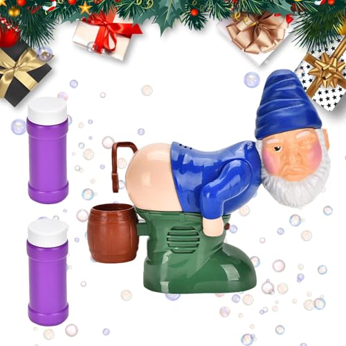 Bubble Blowing Santa, Santa Bubble Blower, Christmas Bubble Machine, Festive Bubble Blower, Naughty Gnome Bubble Maker, Santa Bubble Toy, Holiday Bubble Blower, Bubble Blower with Lights, Music Bubble von Rqrdww