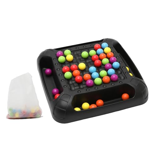 Educational Rainbow Ball Elimination Game, Desktop Ball Strategy Game, Elimination Logic Game, Tabletop Elimination Game, Colorful Ball Game for Enhance Cognitive and Social Skills, 23 cm von Rqrdww