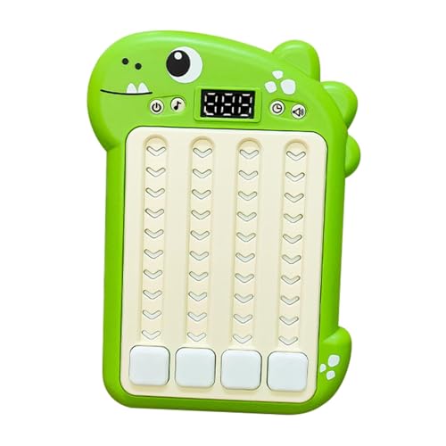 Electronic Rhythm Game, Dinosaur Push Game, Quick Push Fidget, Response Trainer Toy, Tension Relief Game, Cognitive Game, Interactive Fidget, Toy Reflex Training Toy for Child von Rqrdww