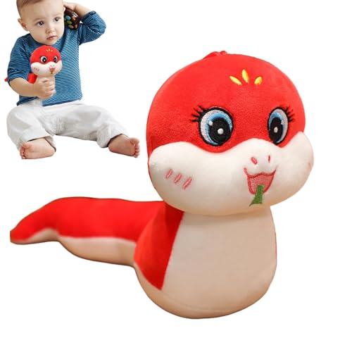 Rqrdww Snake Plush, Snake Stuffed Animal, Chinese New Year Snake, Snake Plush Mascot, Spring Festival Snake Plush, Festival Mascot Doll, 2025 Snake Toy, Chinese Plush, New Year Snake Toy, Plush Snake von Rqrdww