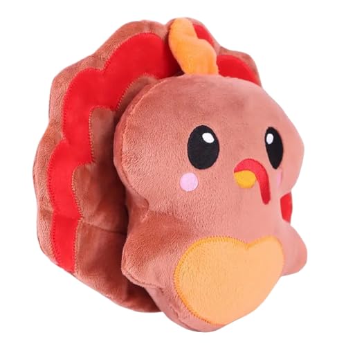 Rqrdww Turkey Plush Doll, Thanksgiving Plush Pillow, Stuffed Animal Plushies, Thanksgiving Stuffed Toy, Kids Plush Turkey, Holiday Plush Animal, Cuddly Turkey Pillow for Kids Teens von Rqrdww