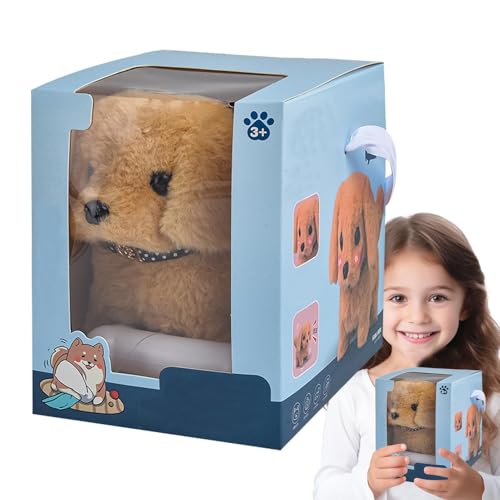 This Interactive Plush Robot Puppy Mimics The Actions of A Real Dog, Including Walking, Barking, and Wagging Its Tail. Its Movements Provide An Engaging Experience for Children von Rqrdww