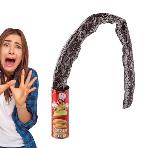 Rrlihjgu Aprilscherze, Kartoffelchip-Schlangenstreich - Kartoffelchip-Snacks können überraschen - Verängstigtes Sprungfederspielzeug, Gag Can Streiche, Halloween-Witzspielzeug für Partydekorationen Rrlihjgu Aprilscherze, Kartoffelchip-Schlangenstreich - Kartoffelchip-Snacks können überraschen - Verängstigtes Sprungfederspielzeug, Gag Can Streiche, Halloween-Witzspielzeug für Partydekorationen von Rrlihjgu