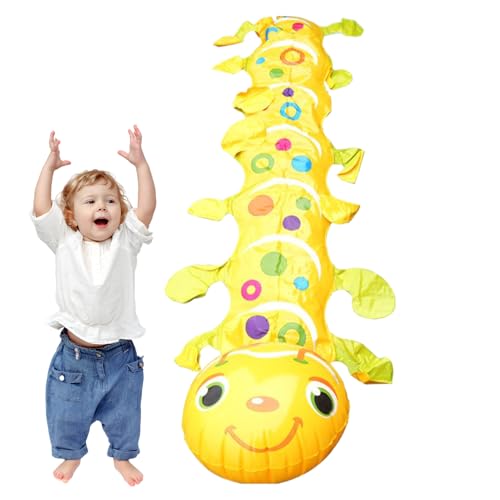 Rrlihjgu Aufblasbarer Wassersprinkler - Spielzeug In Raupenform Mit Wassersprühfunktion,Strahlspielzeug Für Draußen Bei Sommer Für Garten Und Pool Rrlihjgu Aufblasbarer Wassersprinkler - Spielzeug In Raupenform Mit Wassersprühfunktion,Strahlspielzeug Für Draußen Bei Sommer Für Garten Und Pool von Rrlihjgu