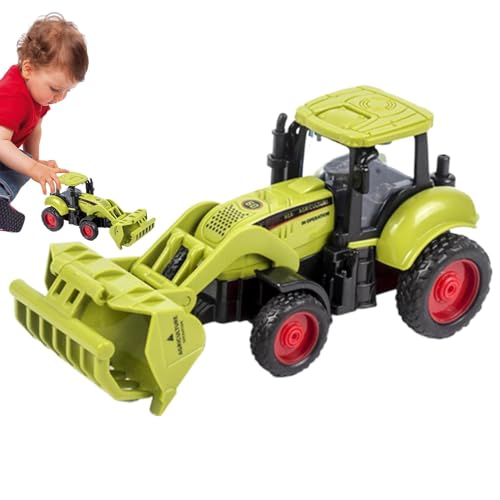 Rrlihjgu Auto zum Zurückziehen, Push-and-Go-Autospielzeug - Push-and-Go-Spielzeug für technische Autos,Simulierte LKWs für Kleinkinder, reibungsbetriebenes LKW-Spielzeug für und Kinder zum Spielen im von Rrlihjgu