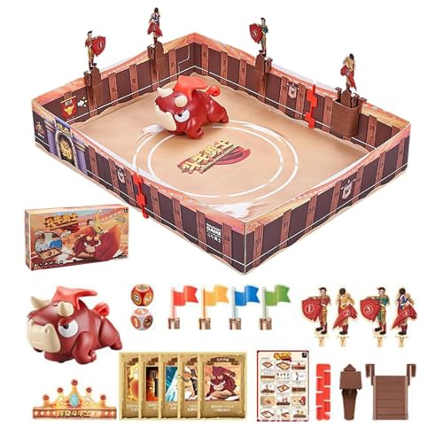 Rrlihjgu Brettspiele für Kinder, Stierfamilienspiel, interaktives Spielzeug für Zuhause, Kinderentwicklung, Reisen, Unterhaltung Rrlihjgu Brettspiele für Kinder, Stierfamilienspiel, interaktives Spielzeug für Zuhause, Kinderentwicklung, Reisen, Unterhaltung von Rrlihjgu