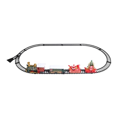 Rrlihjgu Christmas Train Set - Elektrische Lokomotiv Eisenbahn Set - Spielzeug Zug Mit Licht Und Sound Für Unter Den Weihnachtsbaum Kinder Holiday Geburtstag Familienaktivität Deko Rrlihjgu Christmas Train Set - Elektrische Lokomotiv Eisenbahn Set - Spielzeug Zug Mit Licht Und Sound Für Unter Den Weihnachtsbaum Kinder Holiday Geburtstag Familienaktivität Deko von Rrlihjgu