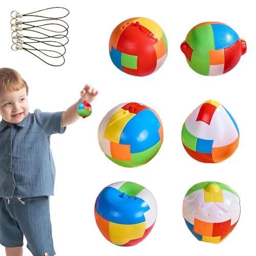 Rrlihjgu Denksport-Puzzle für Kinder, Denksport-Puzzle | Logisches Denktraining-Puzzlespielzeug | Brain Teasers Toy Unlock Interlock Logic Puzzle Intelligence Game Puzzles für Kinder von Rrlihjgu