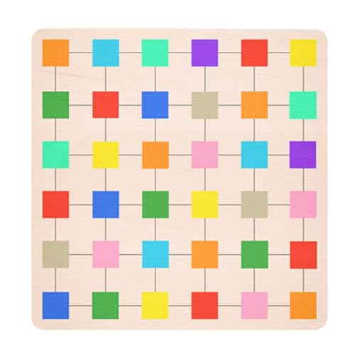 Rrlihjgu Farbblock-Puzzle, Block-Match-Farbpuzzle - Puzzlespiel Passendes Spielzeug - Lernspielzeug für frühes Lernen, interaktives pädagogisches, lustiges Kinderspielzeug für und Mädchen ab 3 Jahren von Rrlihjgu