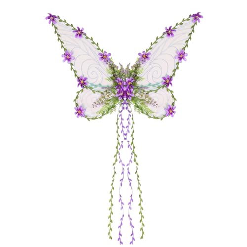 Rrlihjgu Feenflügel Für Mädchen - Libellenflügel mit Ranken | Festivaldekorationen für Cosplay Makeup Bühnenauftritt Pride Party Garten und Weihnachten Rrlihjgu Feenflügel Für Mädchen - Libellenflügel mit Ranken | Festivaldekorationen für Cosplay Makeup Bühnenauftritt Pride Party Garten und Weihnachten von Rrlihjgu