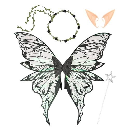 Rrlihjgu Flügel zum Verkleiden, Engelsflügel, Schmetterlingsflügel für Kinder, Mädchen und Frauen, Kostüm für Geburtstage, Partys, Cosplay, Prinzessin, Theater und Hochzeiten Rrlihjgu Flügel zum Verkleiden, Engelsflügel, Schmetterlingsflügel für Kinder, Mädchen und Frauen, Kostüm für Geburtstage, Partys, Cosplay, Prinzessin, Theater und Hochzeiten von Rrlihjgu