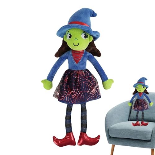 Rrlihjgu Hexenpuppen | Plüschtier Hexe für Halloween, weiches dekoratives Spielzeug für Mädchen, Wohnzimmer, Büro, Innenräume Rrlihjgu Hexenpuppen | Plüschtier Hexe für Halloween, weiches dekoratives Spielzeug für Mädchen, Wohnzimmer, Büro, Innenräume von Rrlihjgu