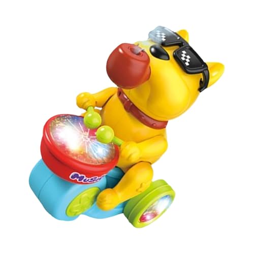 Rrlihjgu Hundespielzeug, Trommelhund für Kinder, Spielzeug für frühzeitige Pädagogik, Musikspielzeug zum Spielen der Hundetrommel, Sprühen der Musiktrommel des Hundes Rrlihjgu Hundespielzeug, Trommelhund für Kinder, Spielzeug für frühzeitige Pädagogik, Musikspielzeug zum Spielen der Hundetrommel, Sprühen der Musiktrommel des Hundes von Rrlihjgu