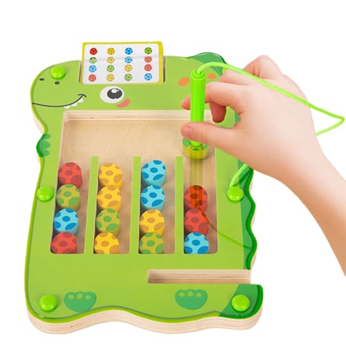 Rrlihjgu Magnetisches Labyrinthbrett | aus Holz mit Dinosauriern - Lernspielzeug für Feinmotorik für Klassenzimmer und Kindergarten Rrlihjgu Magnetisches Labyrinthbrett | aus Holz mit Dinosauriern - Lernspielzeug für Feinmotorik für Klassenzimmer und Kindergarten von Rrlihjgu