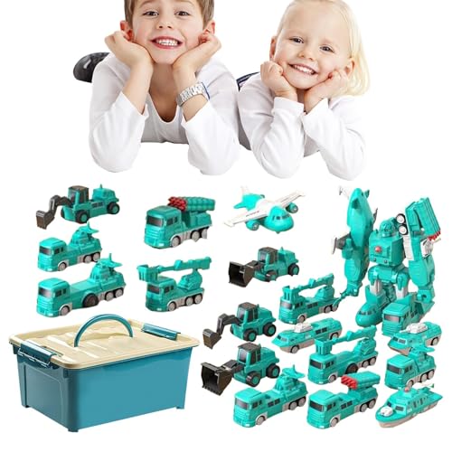 Rrlihjgu Magnetisches technisches Autospielzeug, Magnetisches Autospielzeug,Magnetische Blöcke für Kinder | Kreative magnetische Bautransformationsfahrzeuge, frühe Bildung Bauen Baulastwagen für von Rrlihjgu