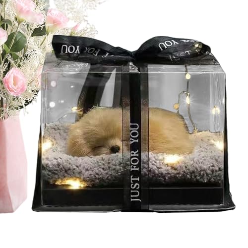 Rrlihjgu Plüschtier Hund mit Sound, realistische Figur mit beweglichen Gelenken, für, Schreibtisch, Schlafzimmer oder Wohnzimmer Rrlihjgu Plüschtier Hund mit Sound, realistische Figur mit beweglichen Gelenken, für, Schreibtisch, Schlafzimmer oder Wohnzimmer von Rrlihjgu