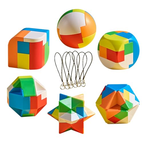 Rrlihjgu Puzzle-Rätsel, Denksport-Puzzle - 3D-Rätsel-Teaser,Brain Teasers Toy Unlock Interlock Logic Puzzle Intelligence Game Puzzles für Kinder von Rrlihjgu