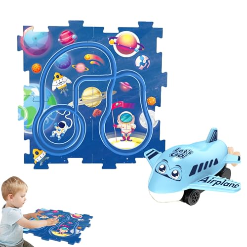 Rrlihjgu Puzzle Rennstreckenauto Set, Kinder Puzzle Rennstrecke - Car Track Play Set - Jigsaw Bahnfahrzeuggebäudespiel, Bildungsfahrzeugbodenspiel für Bildungsgebäude zum Geburtstag Rrlihjgu Puzzle Rennstreckenauto Set, Kinder Puzzle Rennstrecke - Car Track Play Set - Jigsaw Bahnfahrzeuggebäudespiel, Bildungsfahrzeugbodenspiel für Bildungsgebäude zum Geburtstag von Rrlihjgu