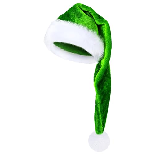 Rrlihjgu Santa Mütze Erwachsene 75 cm Lang | Weicher Samt Weihnachtsmütze Für Erwachsene | Kopfaccessoire Kostumzubehor Feier Silvester Karneval Buhnenfest Winterfest Maskerade Rrlihjgu Santa Mütze Erwachsene 75 cm Lang | Weicher Samt Weihnachtsmütze Für Erwachsene | Kopfaccessoire Kostumzubehor Feier Silvester Karneval Buhnenfest Winterfest Maskerade von Rrlihjgu