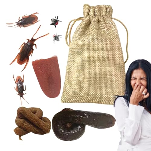 Rrlihjgu Scherz-Set, Scherz-Set für Kinder, 10 Stück, extrem realistische Streiche, praktisches Scherzspielzeug, Scherzspiele und Gadgets für Kinder, Streiche für Erwachsene, Halloween Rrlihjgu Scherz-Set, Scherz-Set für Kinder, 10 Stück, extrem realistische Streiche, praktisches Scherzspielzeug, Scherzspiele und Gadgets für Kinder, Streiche für Erwachsene, Halloween von Rrlihjgu