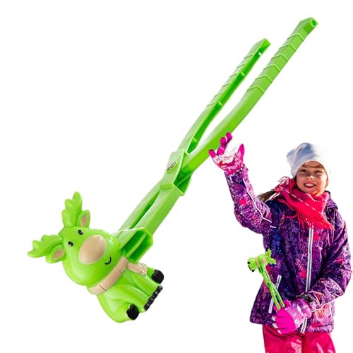 Rrlihjgu Schneeball-Maker-Form, Schneeball-Maker-Spielzeug - Ergonomischer Kinder-Schneeballmacher,Multifunktionale Schneeballform, tragbares Schneeball-Maker-Spielzeug für Strand, Outdoor-Abenteuer von Rrlihjgu